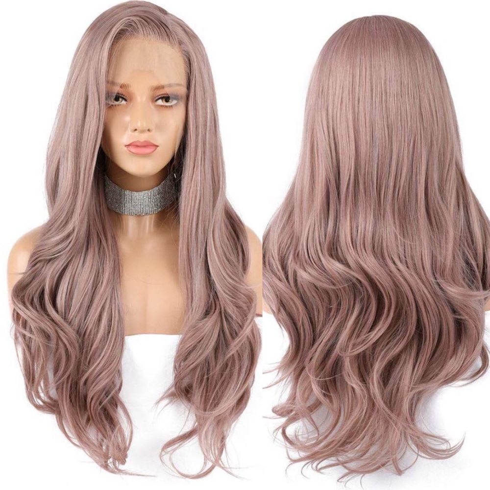 💫24” ASH PINK LACE FRONT WIG💫 *NWT*
🆕🆕🆕